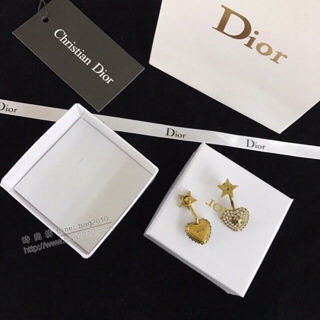 Dior飾品 迪奧經典熱銷款桃心耳釘 耳環  zgd1093